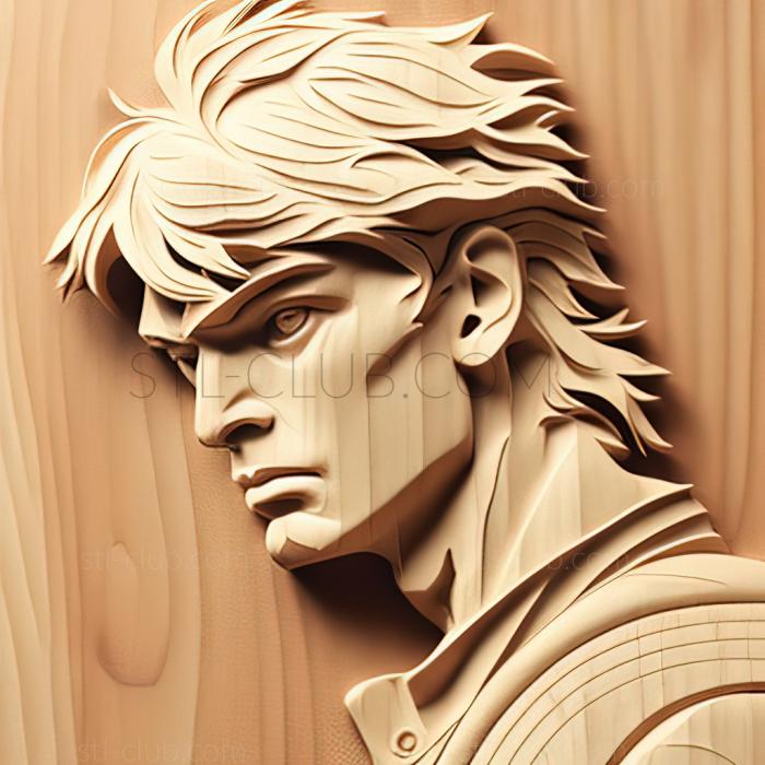 3D model The Prince of Tennis Takeshi Konomi (STL)